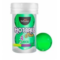 HOT BALL PLUS SHOCK- Provoca na pele uma sensação Vibrante e eletrizante