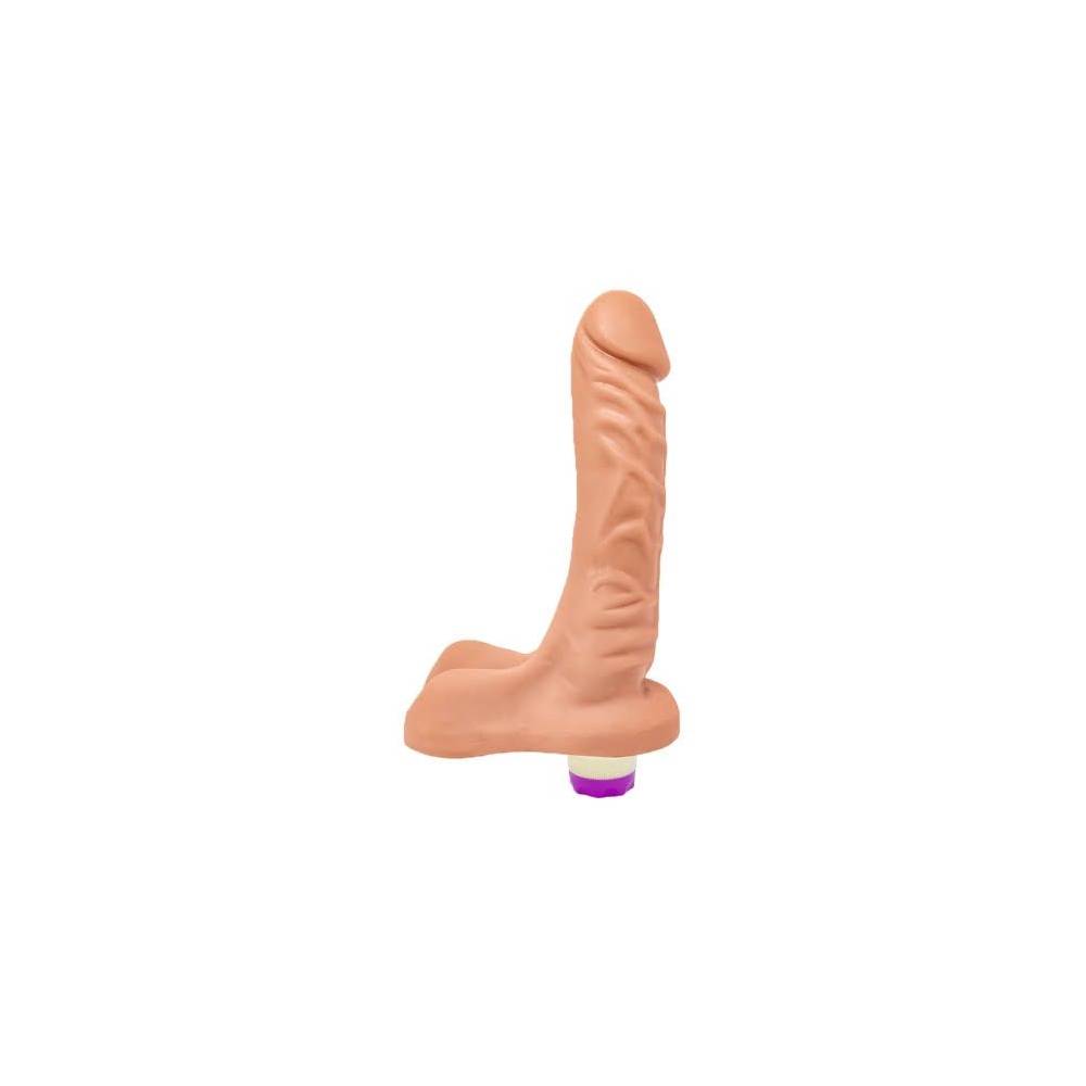 PRÓTESE FOGO DA PAIXÃO COM VIBRADOR 14,8X5CM