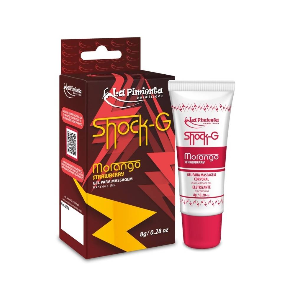 Shock-G Gel Eletrizante Beijável 8gr La Pimienta