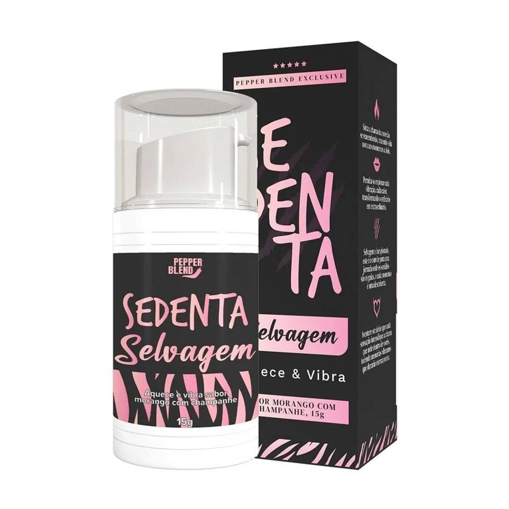 GEL COMESTÍVEL SEDENTA SELVAGEM 15G PEPPER BLEND