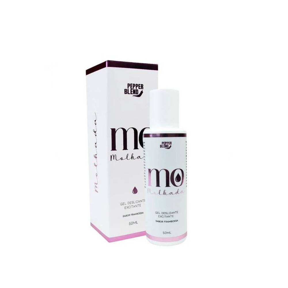 GEL DESLIZANTE EXCITANTE MO MOLHADA - SABOR FRAMBOESA 50ML PEPPER BLEND