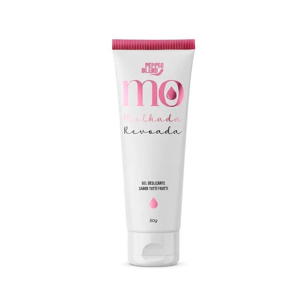 MO MOLHADA REVOADA GEL DESLIZANTE SABOR TUTTI-FRUTTI 50G PEPPER BLEND