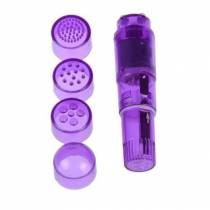 MINI VIBRADOR COMPACTO COM 4 CAPAS DE TEXTURA MASSAGEADOR 