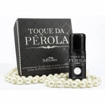 TOQUE DA PÉROLA LOÇÃO E COLAR DE PÉROLAS PARA MASSAGEM SENSUAL