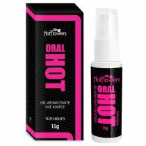 Gel Beijável Oral Hot 15g Hot Flowers