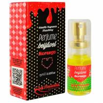 PERFUME COM FEROMONIO BEIJÁVEL DE MORANGO 15ML LA PIMIENTA