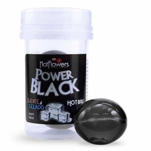 BOLINHA POWER BLACK COMESTÍVEL QUENTE E GELADO HOT FLOWERS