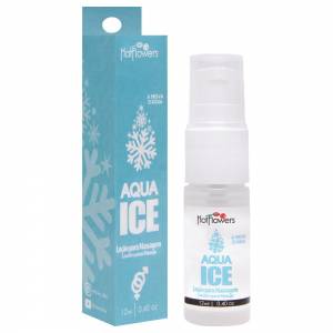 LUBRIFICANTE A PROVA D'AGUA ICE SILICONADO 12ML HOT FLOWERS