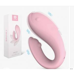 VIBRADOR DE CASAL GOLFINHO RECARREGÁVEL WINTER S-HANDE